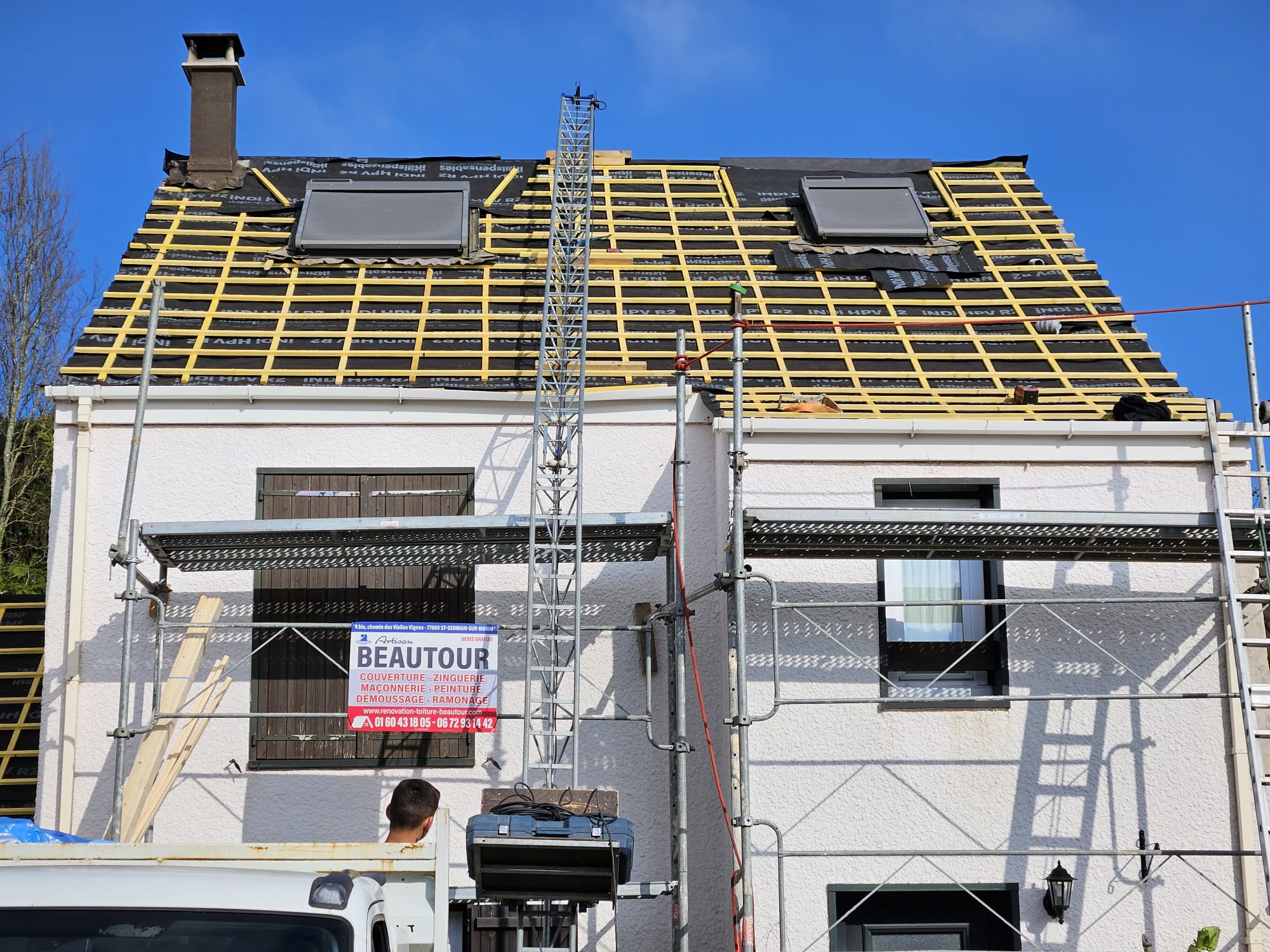 Pose et rénovation de toiture